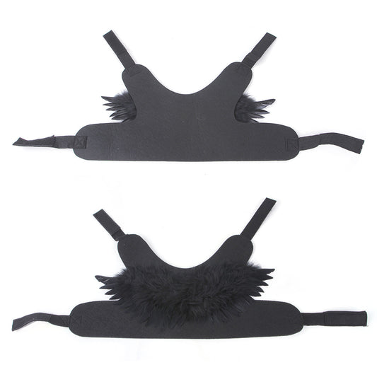 Felt Cloth Dog Costume Angel Wings Halloween Outfit