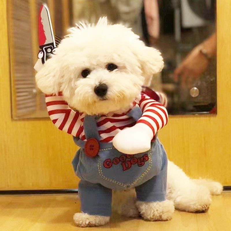 Halloween Dog Costume Polyester Fiber Knife Outfit for Dogs 2