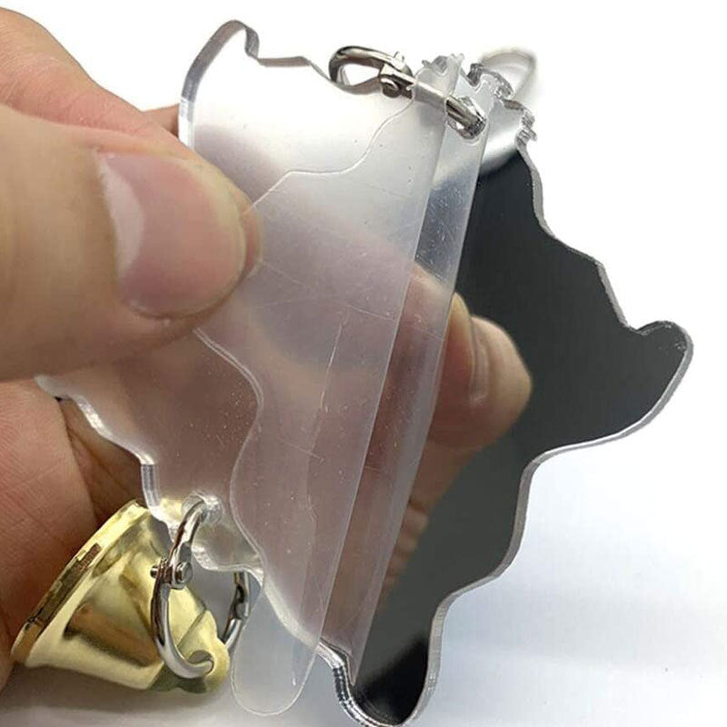 Acrylic Parrot Mirror Toy Pendant Chain Hanging Cage Accessory 4