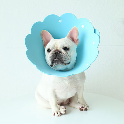 EVA Sunflower Dog Cone Adjustable Neck Recovery Collar 4