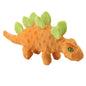 2-In-1 Plush Dog Toy Dinosaur Stegosaurus with Squeaky Spiky Ball 8