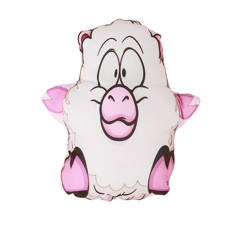 Cartoon Animal Dog Chew Toy Plush Cotton Oxford Material 4