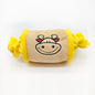 Plush Dog Chew Toy Candy Shape Soft Squeaky 17x7cm 7