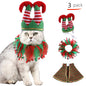 Polyester Dog Holiday Costume Set 6 Pack Christmas Accessories 8