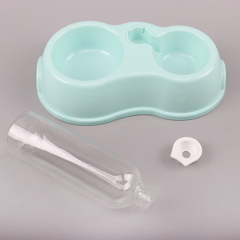 Plastic Dog Water Bottle and Bowl Set 500ml Capacity 2