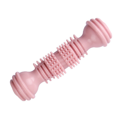 Dumbbell Dog Chew Toy Durable TPR Material 74g Weight 3