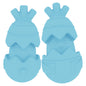 Egg Shaped Rubber Dog Chew Toy Lightweight Durable 3