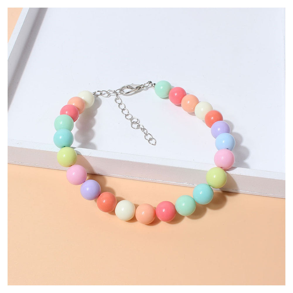 Resin Dog Collar Pearl Candy Beaded Lightweight 4