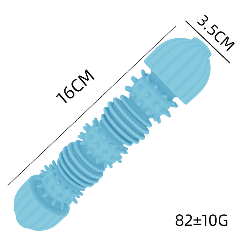 Caterpillar Shaped Dog Chew Toy TPR Material Durable 2