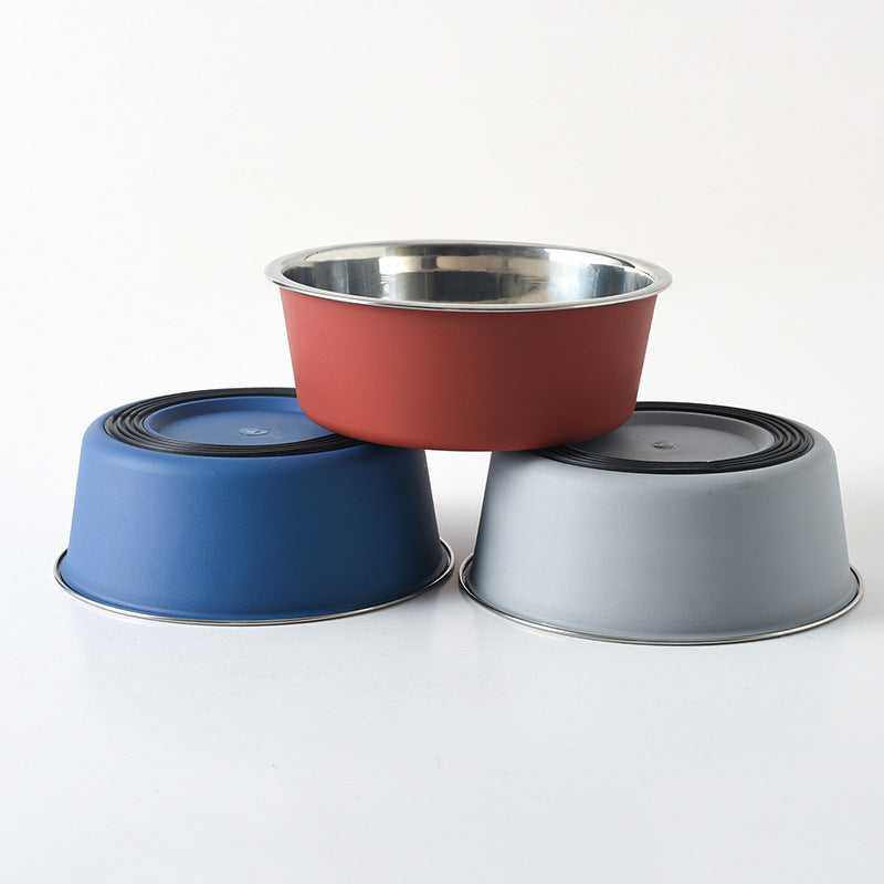 Stainless Steel Dog Bowl Durable Non Slip Available in 4 Sizes 2