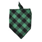 Plaid Cotton Dog Bandana Adjustable Triangle Scarf 11