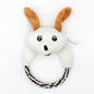 Cartoon Animal Head Plush Dog Toy Soft Rope Handle 8