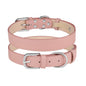 Adjustable PU Microfiber Dog Collar for Medium and Large Dogs 5