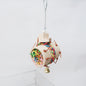 Wooden Parrot Chew Toy Hanging String with Bell 8x9.5x25cm