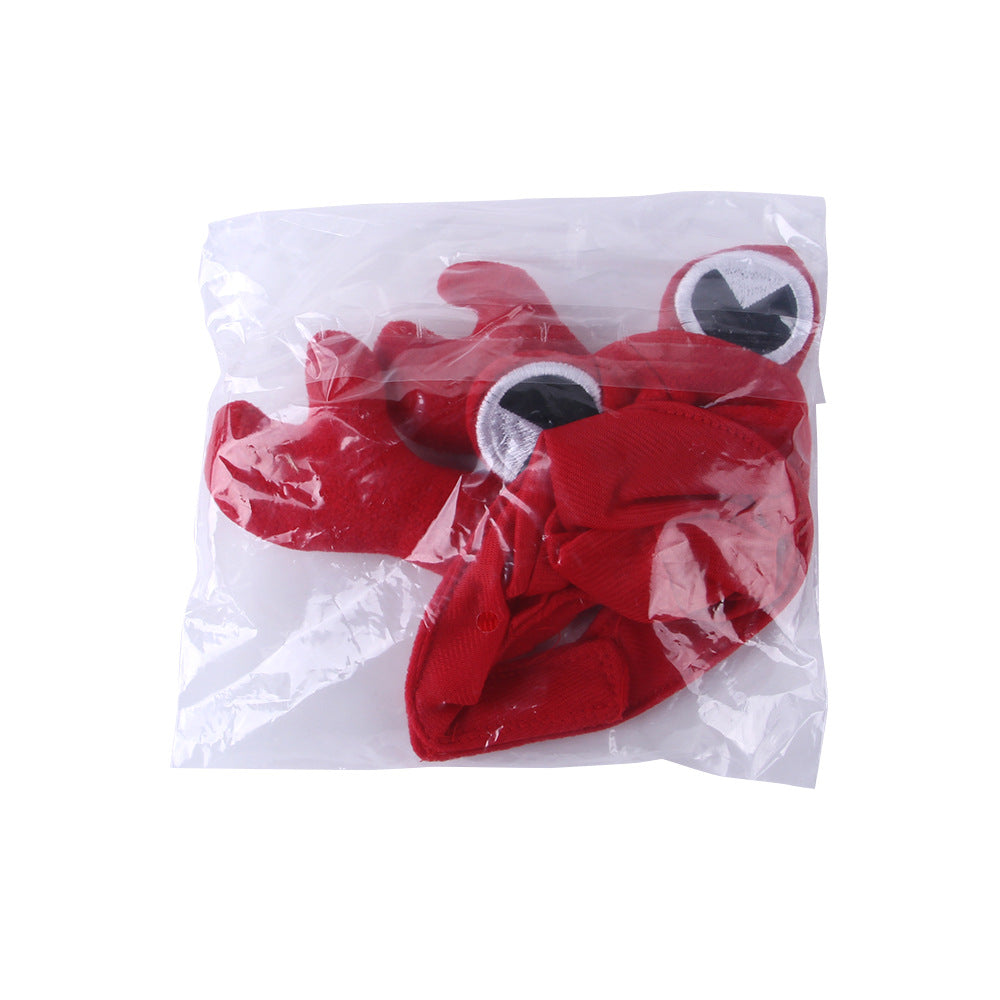 Cotton Dog Costume Lobster Headgear Halloween Pet Hat 4