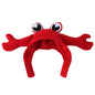 Cotton Dog Costume Lobster Headgear Halloween Pet Hat
