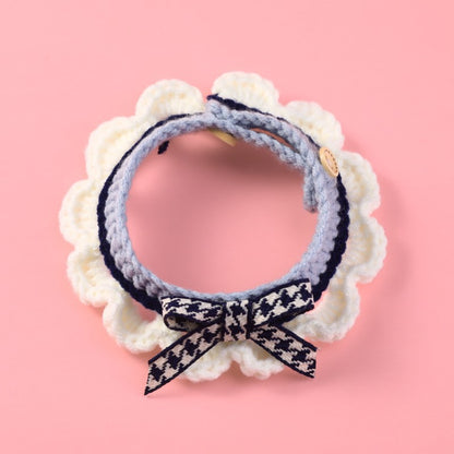 Plush Hand-Woven Cat Collar for Kittens Adjustable Sizes 6