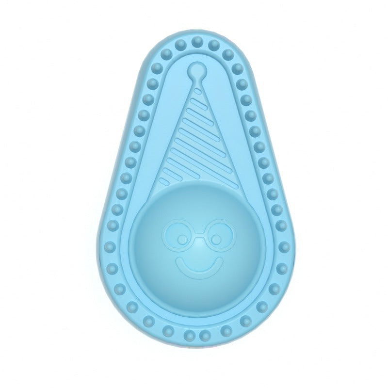 Avocado Shape Dog Chew Toy TPR Material Durable Soft 2
