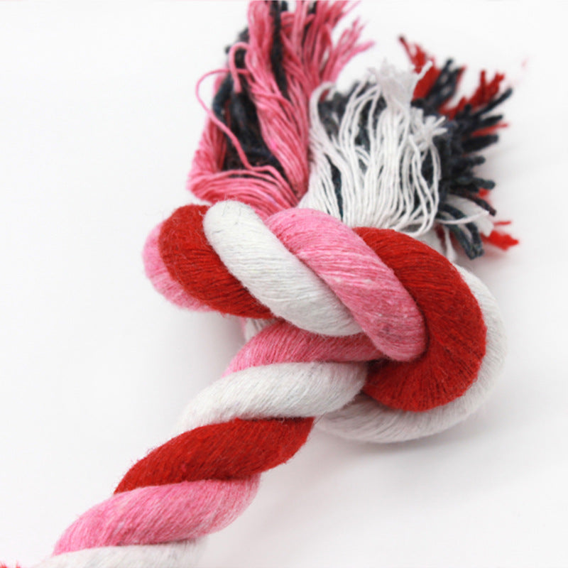 Plush Dog Rope Toy Lip Shape Cotton String 30x7cm 3
