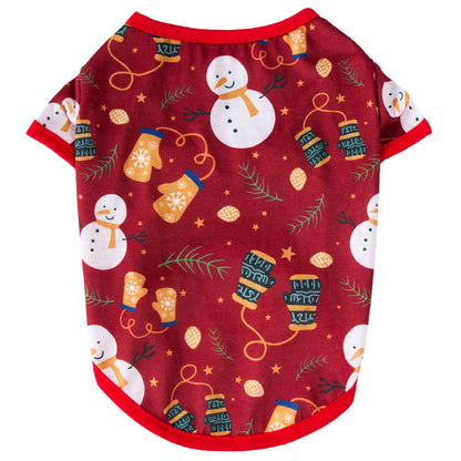 Cotton Dog Christmas Clothes Soft Festive Apparel for Dogs 6
