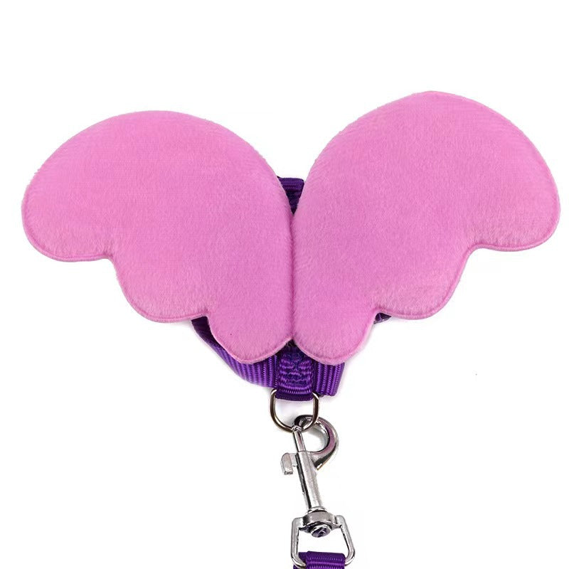 Polyester Dog Harness Traction Chest Strap with Leash 5