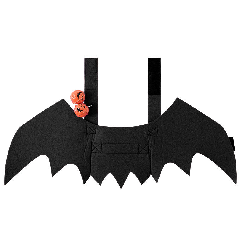 Fabric Cat Wings Halloween Costume for Cats S M L Sizes 2
