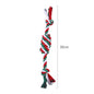Cotton Dog Rope Toy Christmas Themed Durable Chew Toy 11