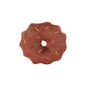 Squeaky Plush Dog Toy Donut Shape Soft Interactive 5