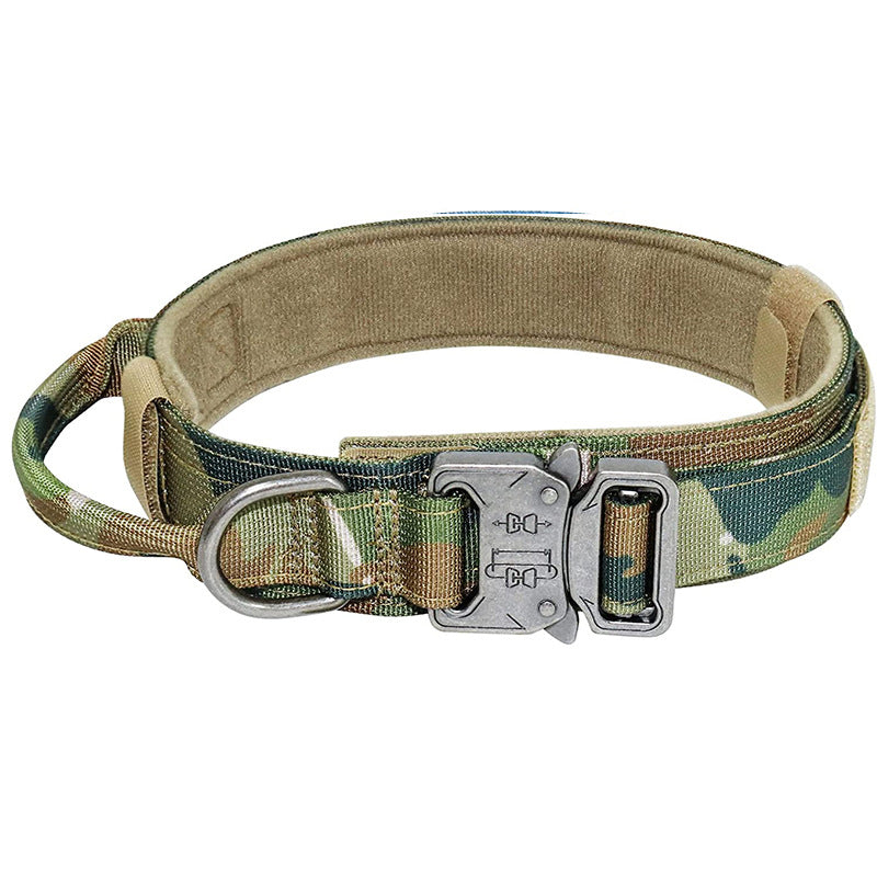 Nylon Tactical Dog Collar Adjustable Heavy Duty Buckle 3