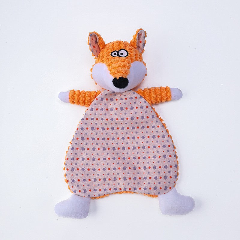 Animal Shaped Plush Dog Toy Squeaky Soft Interactive 6