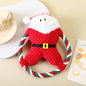 Plush Cotton String Dog Toy Christmas Holiday Design 6