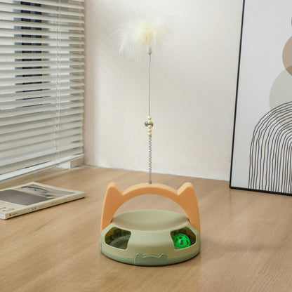 Plastic Cat Teaser Interactive Self-Playing Stuffy Toy 5