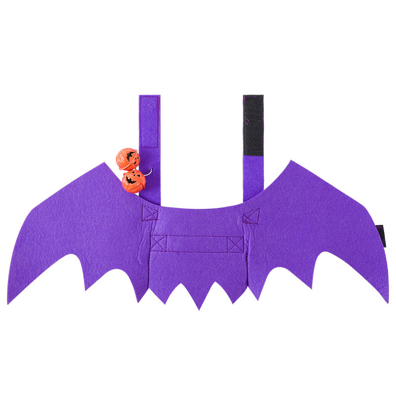 Fabric Cat Wings Halloween Costume for Cats S M L Sizes 3