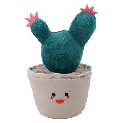 Cactus Plush Dog Toy Soft Interactive Stuffed Toy 4