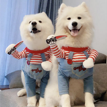 Halloween Dog Costume Polyester Fiber Knife Outfit for Dogs 3