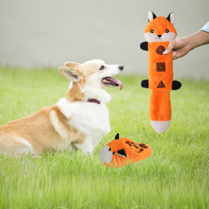 Plush Dog Toy Slipper Soft Squeaky Interactive Toy 2