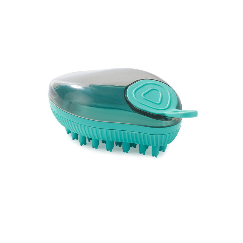 Fillable Mango Shape Dog Grooming Brush ABS TPR Material 2