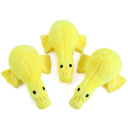 Plush Dog Toy Little Duck Squeaky Soft Stuffed Animal