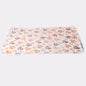 Coral Fleece Dog Blanket Soft Warm Paw Print Design 6