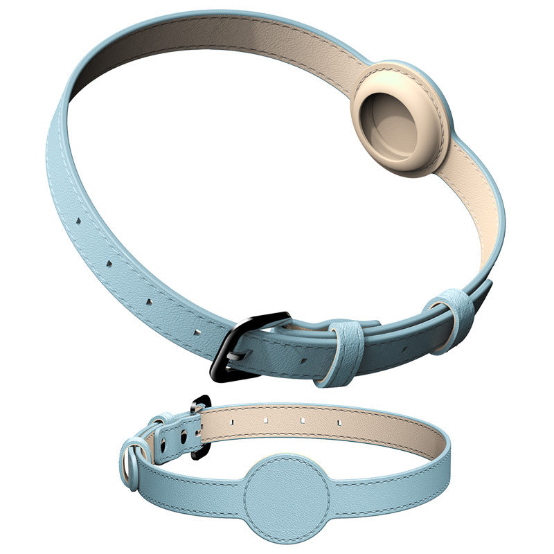 PU Microfiber AirTag Dog Collar Adjustable Sizes XS to M 7