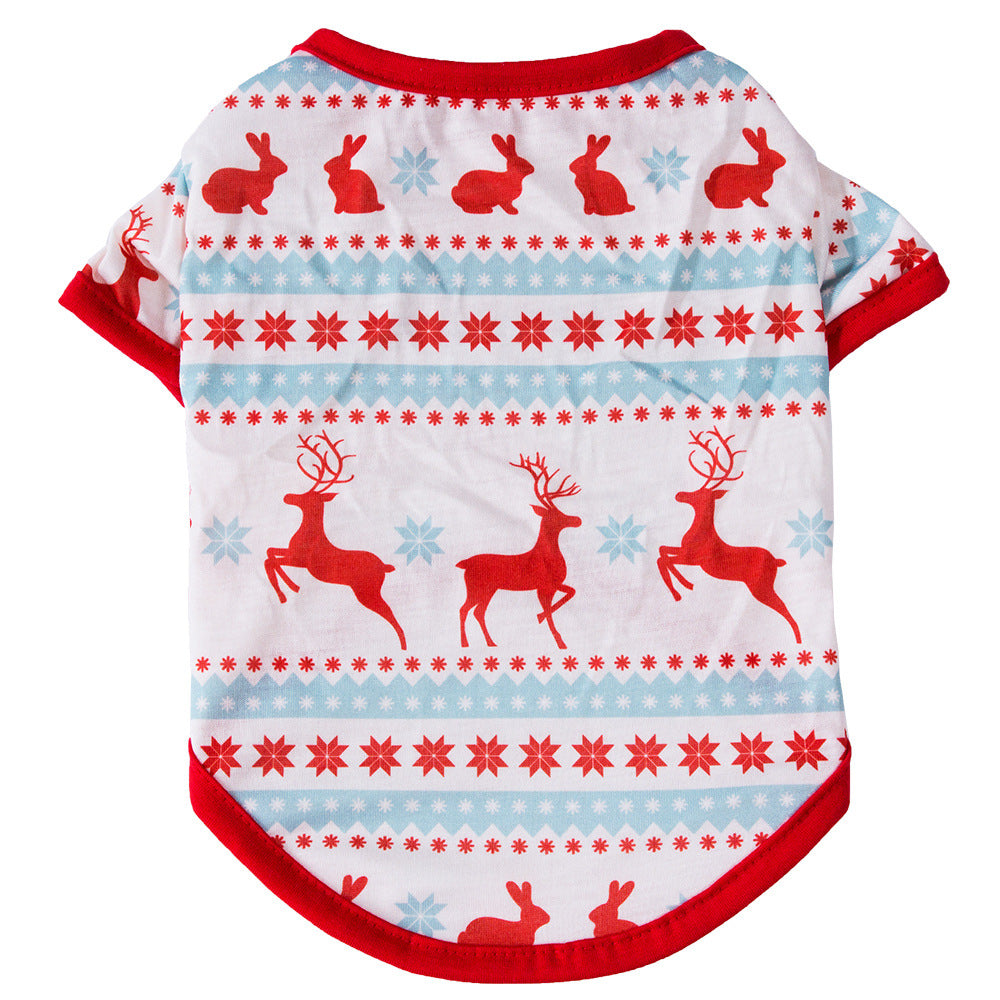 Cotton Dog Christmas Clothes Soft Festive Apparel for Dogs 7