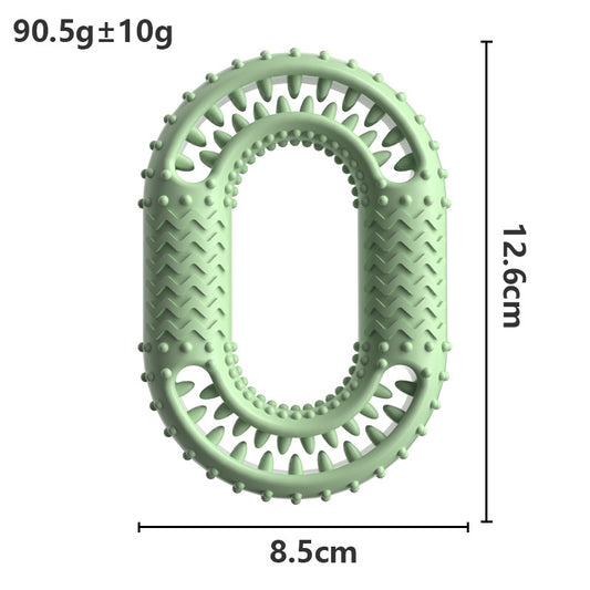O-Ring Dog Chew Toy TPR Durable Textured 90g