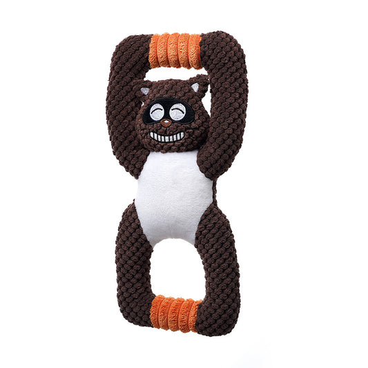 Plush Dog Toy Civet Sloth Shape Soft Interactive