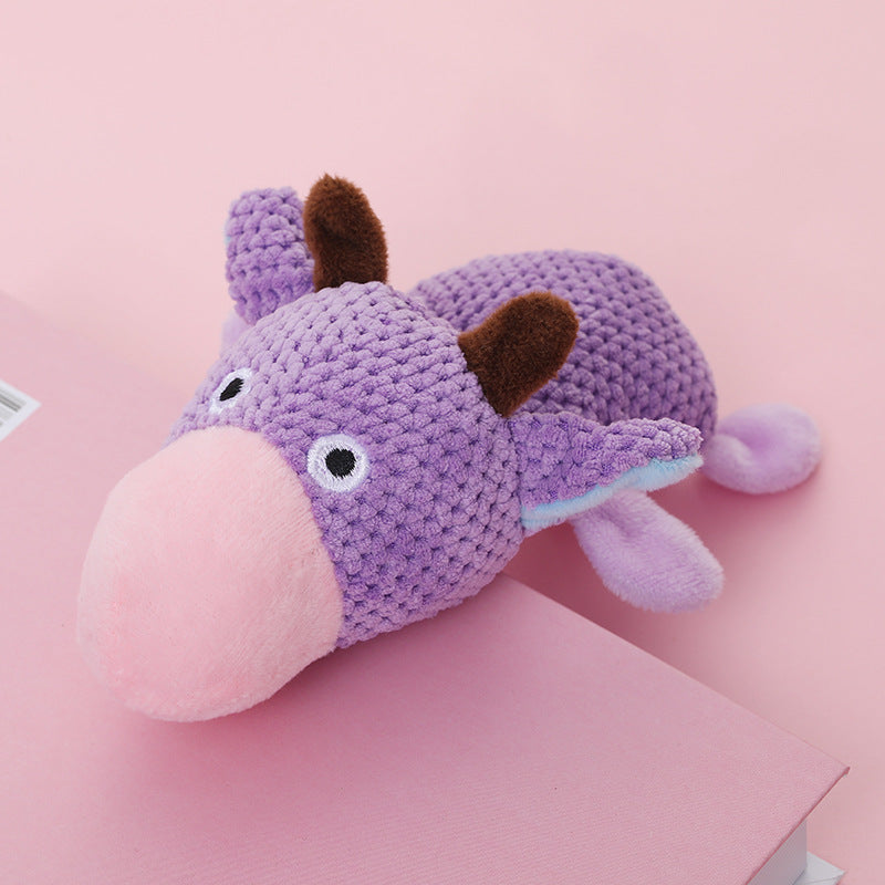 Imitation Duck Plush Dog Toy Soft Squeaky Interactive 7