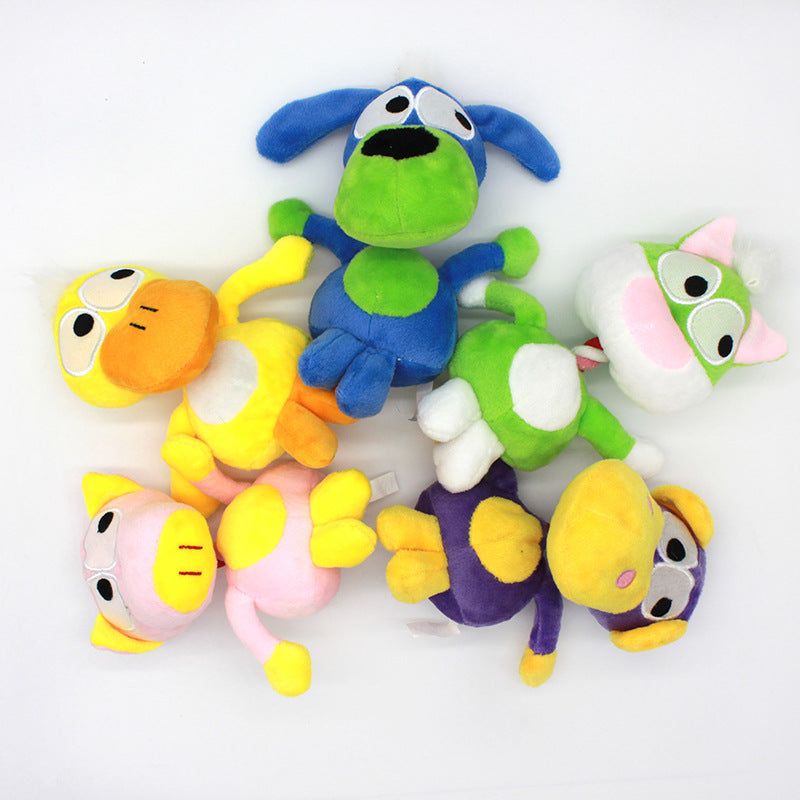 Big Eye Doll Plush Dog Toy Soft Polyester 16x7cm