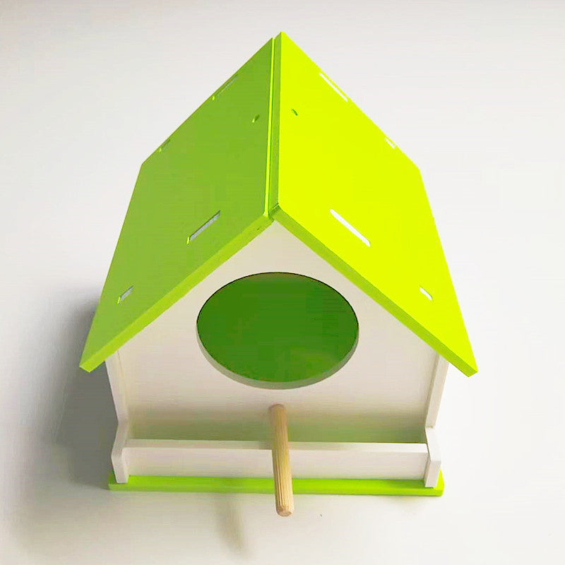 PVC Bird Nest Simple Design for Parrots 17x17x17cm 4