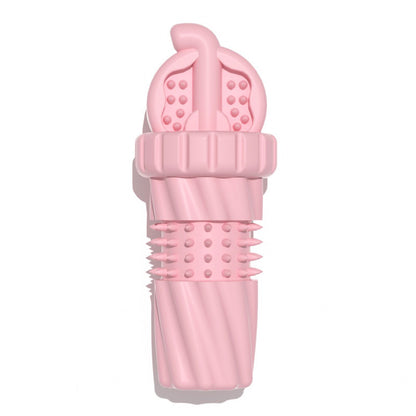 Coke Cup Shape Dog Chew Toy TPR Material Durable 12x5cm 3