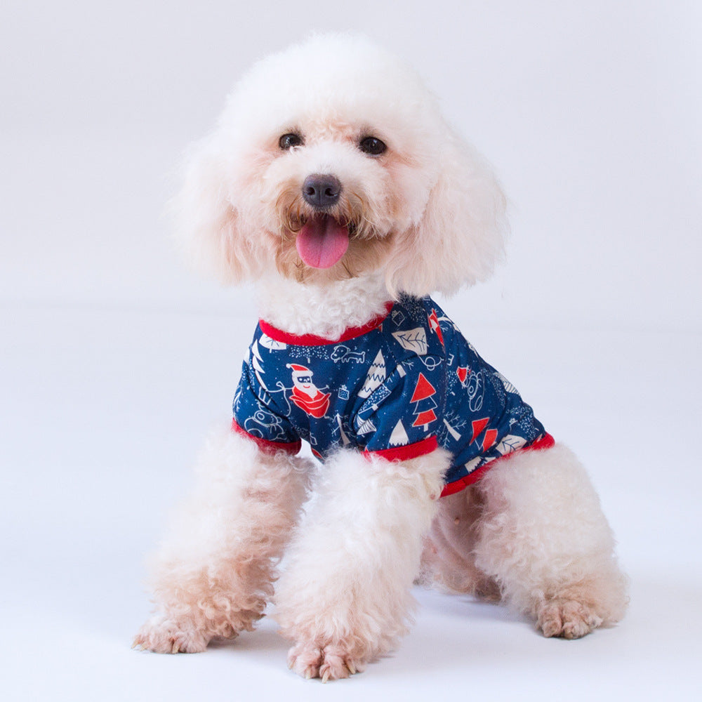 Cotton Dog Christmas Clothes Soft Festive Apparel for Dogs 4