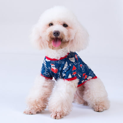 Cotton Dog Christmas Clothes Soft Festive Apparel for Dogs 4