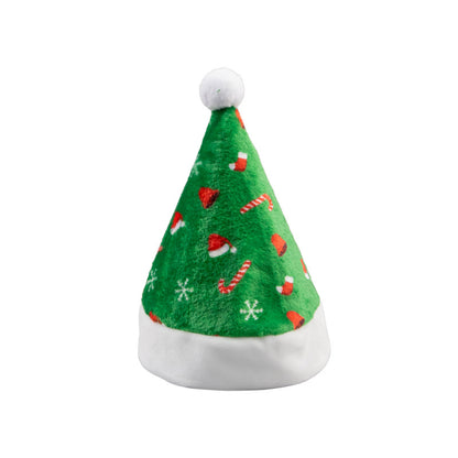 Christmas Dog Hat Soft Plush Holiday Pet Costume 9